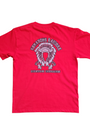 Fire Red Tee w/ Stone Grey/Black Logo