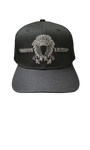 Black & Stone Grey Snapback